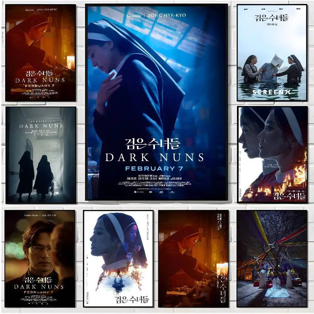 

Hot Kdrama The Priests 2 Dark Nuns Poster HD art poster for home living room bar office decoration sticky waterproof