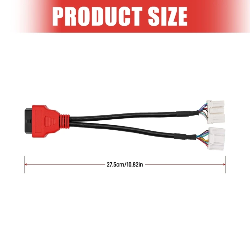 OBD2 Reader Harness for Fault-Code and Vehicle Data Access Tasks