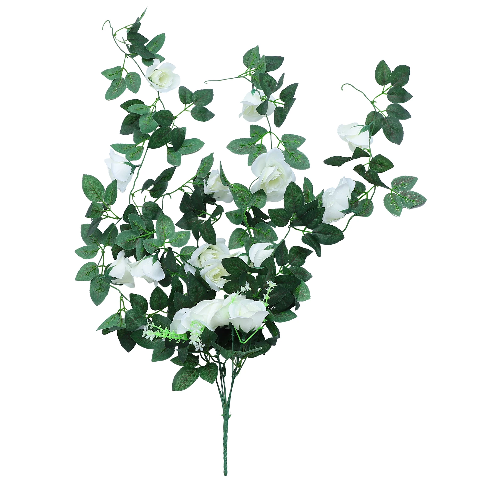 

Artificial Rose Vine Garland Decorations Hanging Roses Simulated Bride Floral Party Home Kindergarten Ornament Background Wall