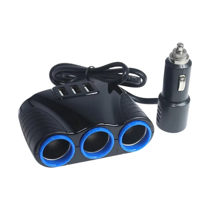 

12 В-24 В автомобильный прикуриватель, разветвитель, светодиодные автомобильные розетки, адаптер USB, автомобильное зарядное устройство для мобильного телефона, MP3, DVR, аксессуары