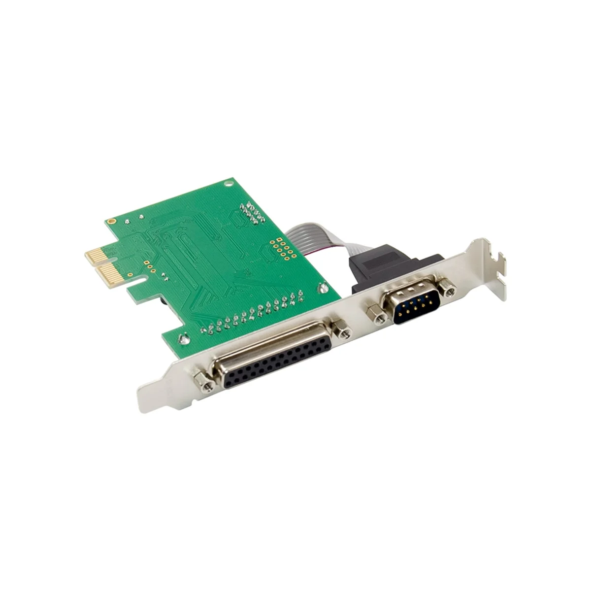 

CHYY НОВАЯ плата расширения ST39 PCIe X1 CH382L 1S1P RS232 + LTP1 Многофункциональная удобная карта расширения HOT