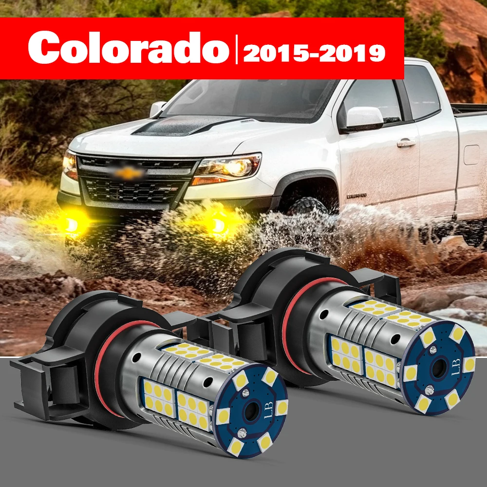 

For Chevrolet Colorado 2015-2019 Accessories 2pcs LED Fog Light 2016 2017 2018