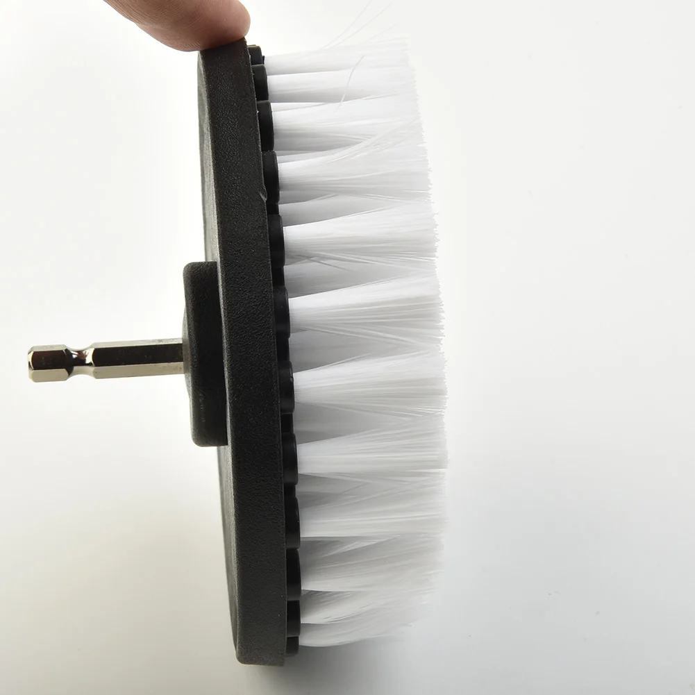 1PCS High Quality White Cleaning Brush Drill 5 Inch Carpets Household Scrubbing Stains Wheel Cleaning Detailing