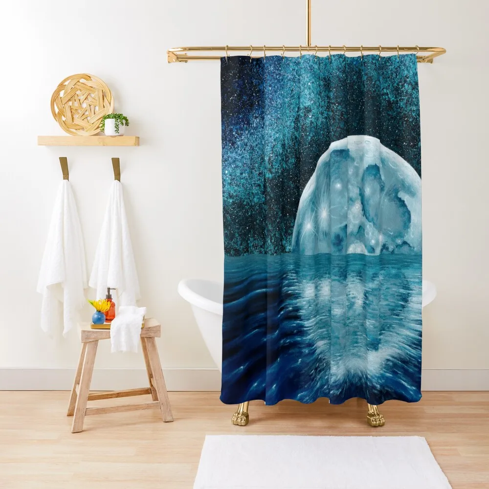 

Lunar Mirror Shower Curtain Luxury Bathroom Shower Bath Luxury Bathroom Shower Bathroom Deco Curtain