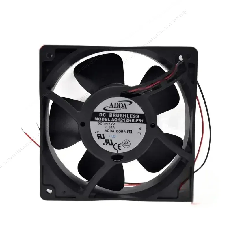 

W NEW ADDA AQ1212HB-F51 DC12V 0.50A 12038 IP55 Waterproof Cooling Fan