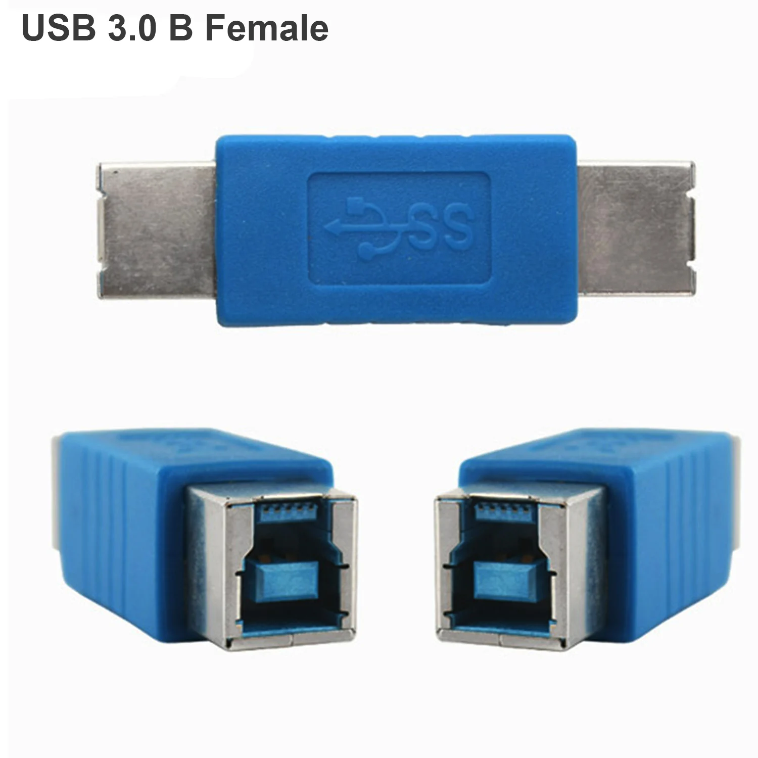 1pc USB 3,0 Typ B Buchse auf USB 3,0 B Buchse Koppler Daten Extender Stecker Konverter Adapter für drucker Scanner Kabel