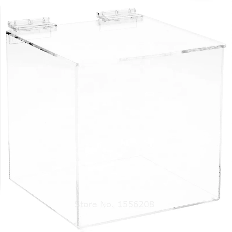 Acryl Organizer Plastic Package Glass Home Box Cube Of Wedding Favor Party Storage Usage Gift Acrylic Office Plexi