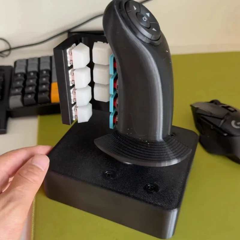 DIY game joystick game keyboard, customized 20 keys, Bluetooth/2.4G/wired three-mode 3D printing