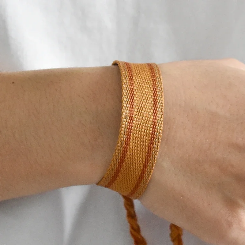Ethnic Trendy Braided Fabric Bracelet for Women Men Bohemia Handmade Tassels Wristband Friendship Bracelet Jewelry Gift