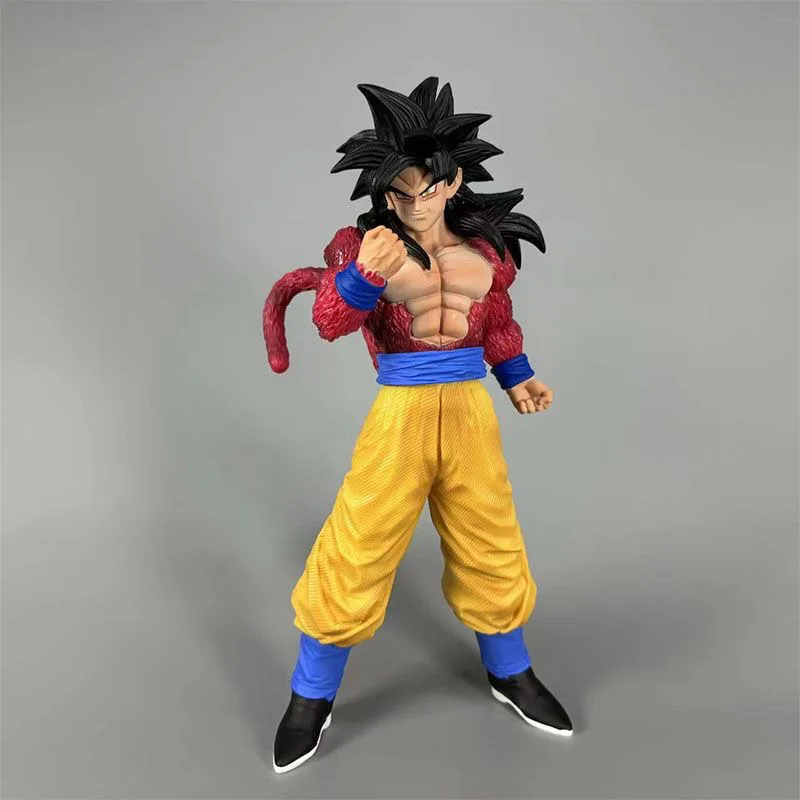 30CM Dragon Ball Son Goku Ssj4 Anime Figure Super Saiyan 4 Goku Figurine PVC Action Figures Model Toy for Children Gifts view 3