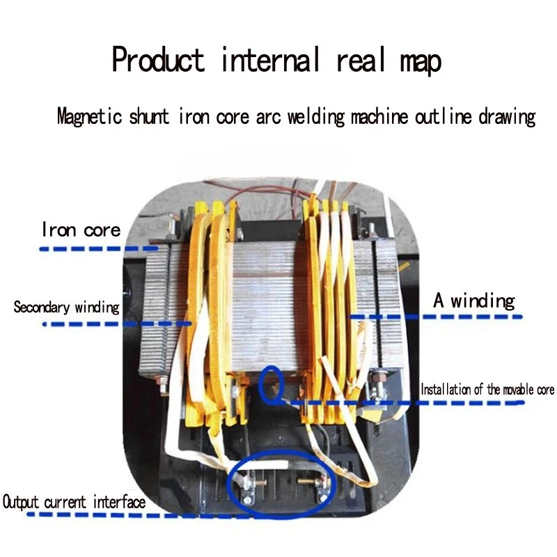 Practical Pure Copper Core BX1-400 AC Welding Equipment 220V 380V