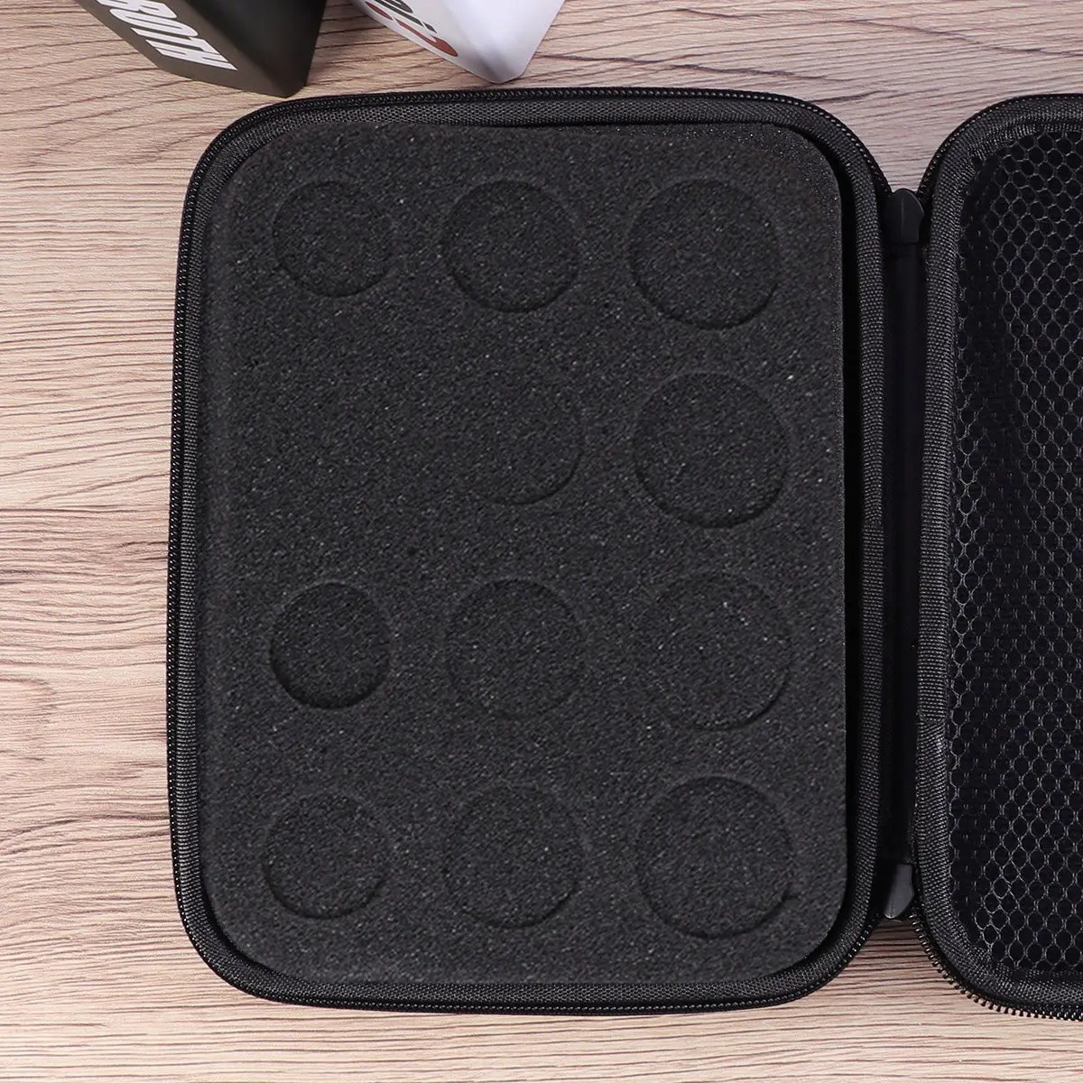 

1 шт. дорожный футляр для эфирных масел на 12 слотов из ЭВА, водонепроницаемый, ударопрочный, для хранения роликовых флаконов 5 мл, 10 мл, 15 мл