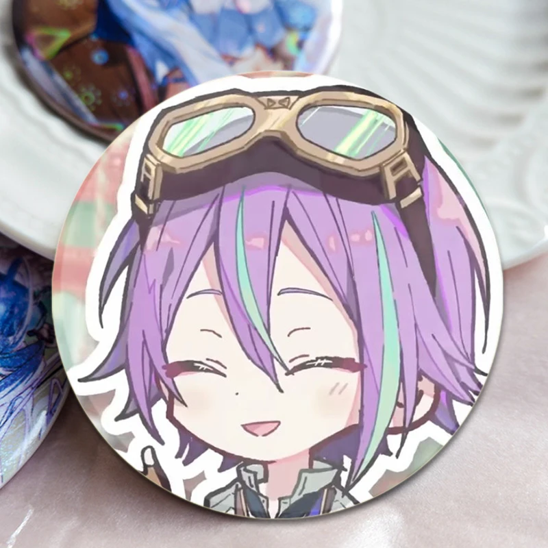 Kamishiro Rui Cartoon Figure Badge Cosplay Singer Anime Brooches Exquisite Cute Enamel Pins for Backpack Accessories Jewelry Hat