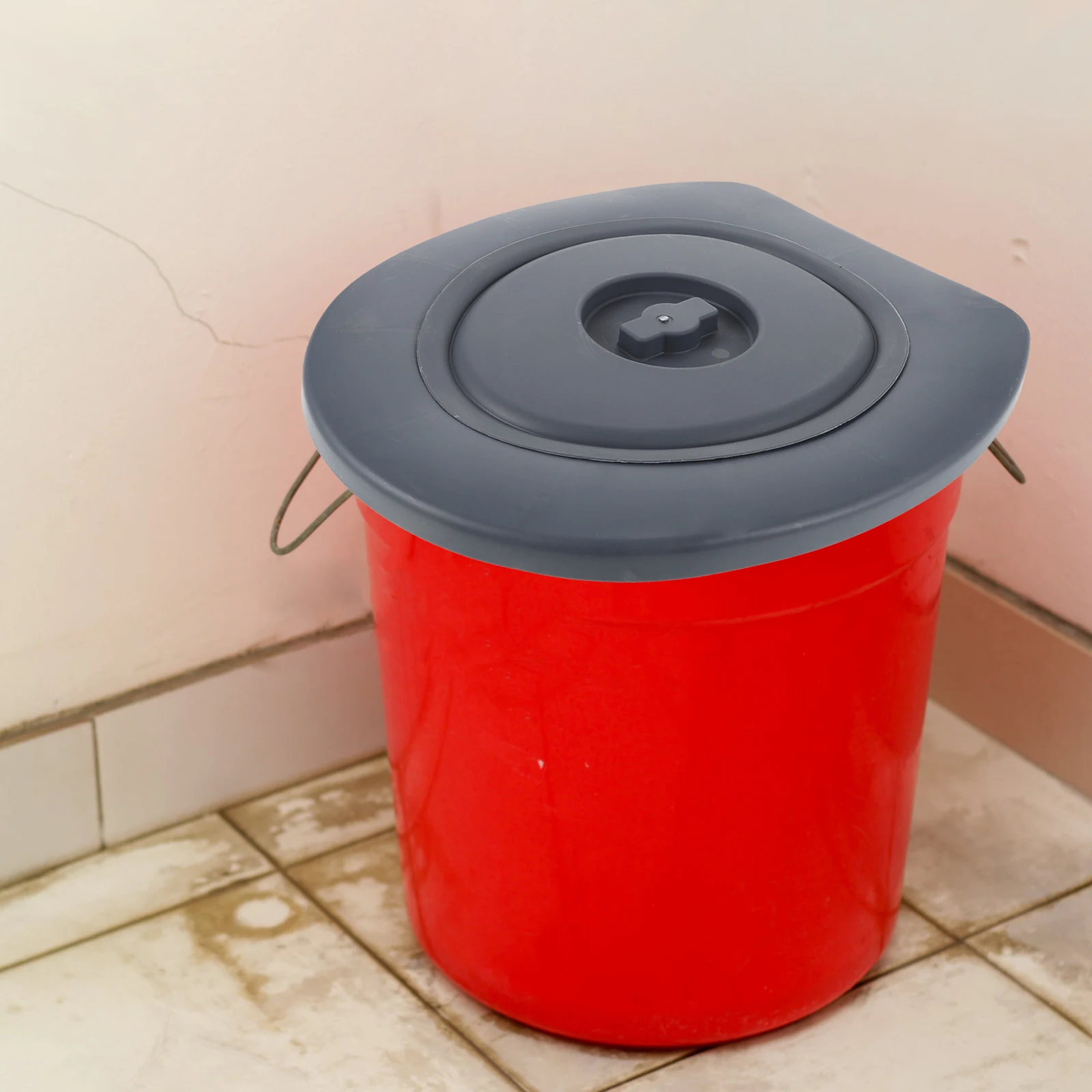 

Compact Portable With Lid Emergency Bucket Seat For Standard Outdoor Camping Toilets For Elderly Adults Lightweight Universal
