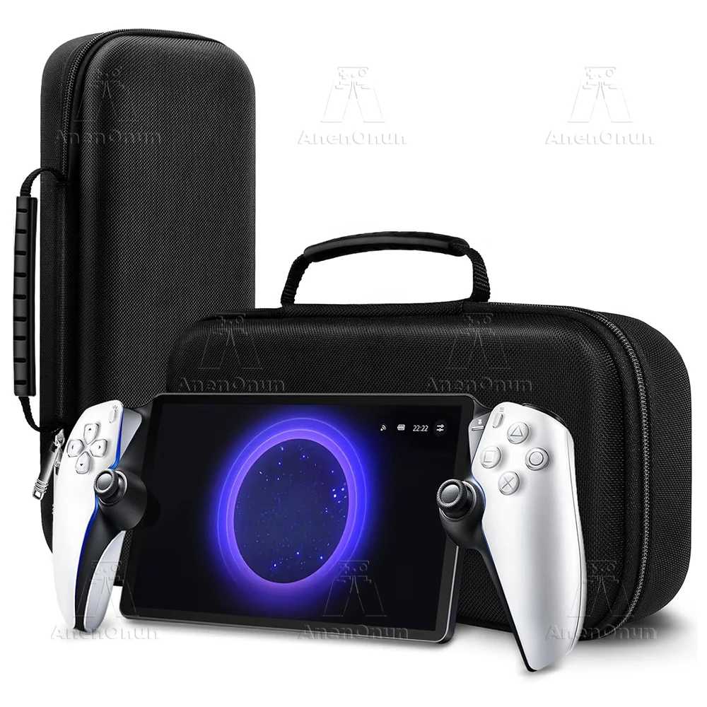 

Carrying Case for PS Portal All-round Protection Anti-fall Anti-scratch Travel Portable Storage Bag Black EVA Hard Shell Handbag