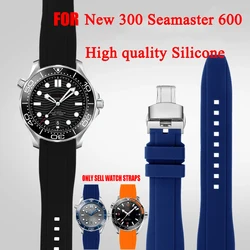 21MM Curved End silicone Rubber watch strap for Rolex Seiko Longines Master Conquest HydroConquest L3 Sport Wristband Universal