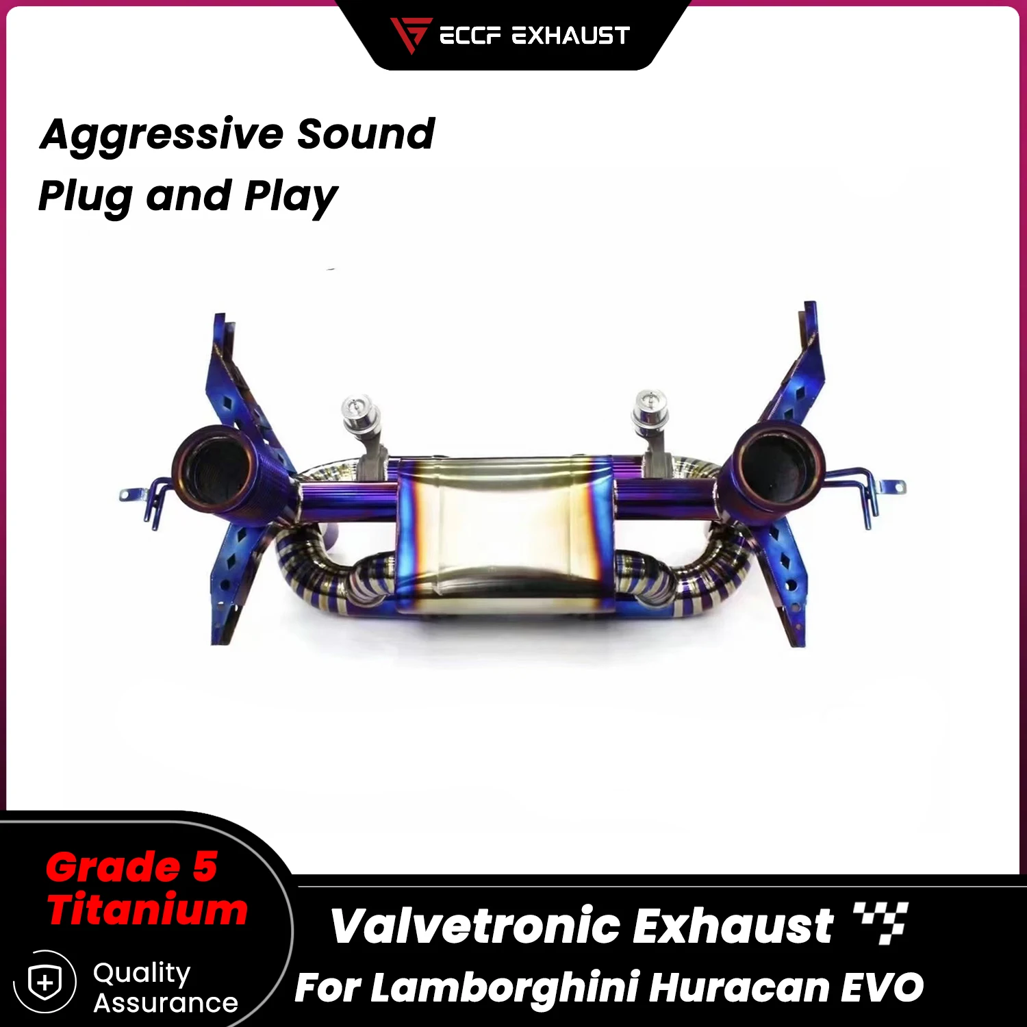 

Спортивный клапан TItanium Catback Exhaust для Lamborghini Huracan EVO, свободно регулируемый звуковой контроль, простая установка