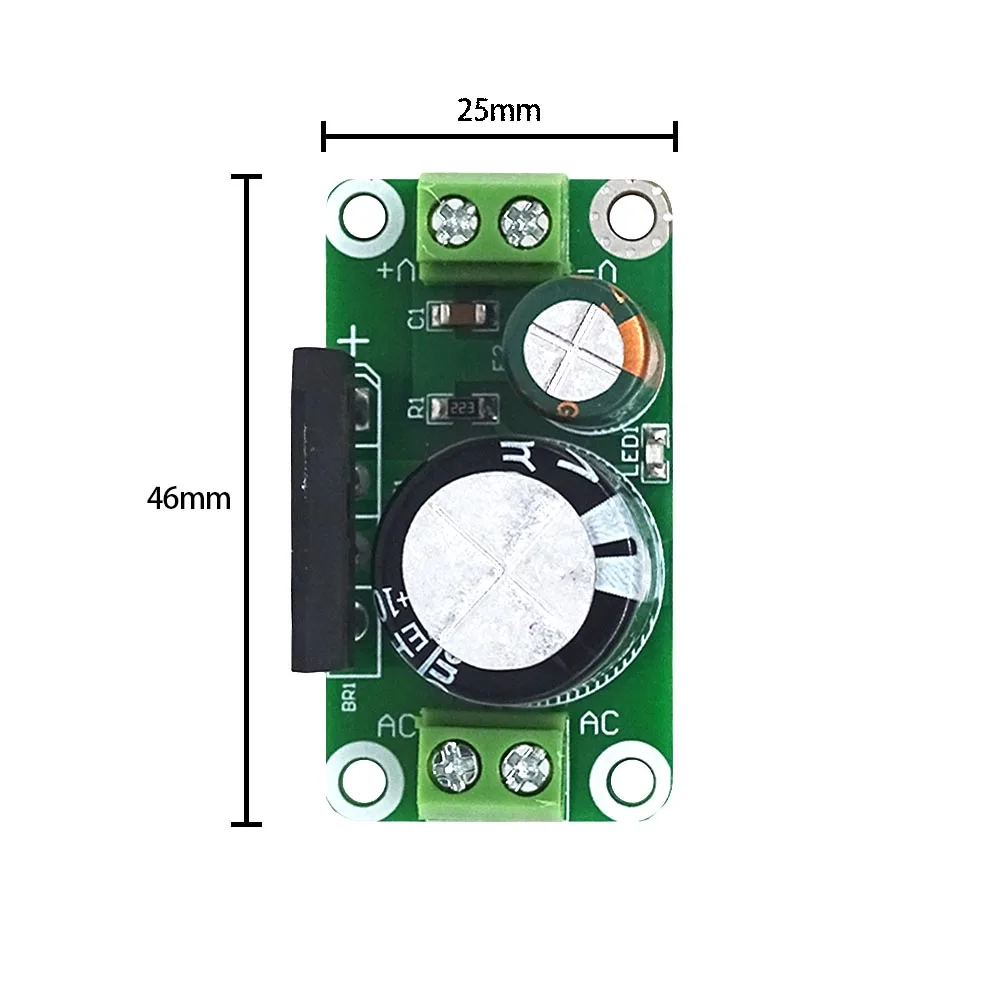 Single power module rectifier filter board non regulated power board power amplifier maximum current of single power board 8A