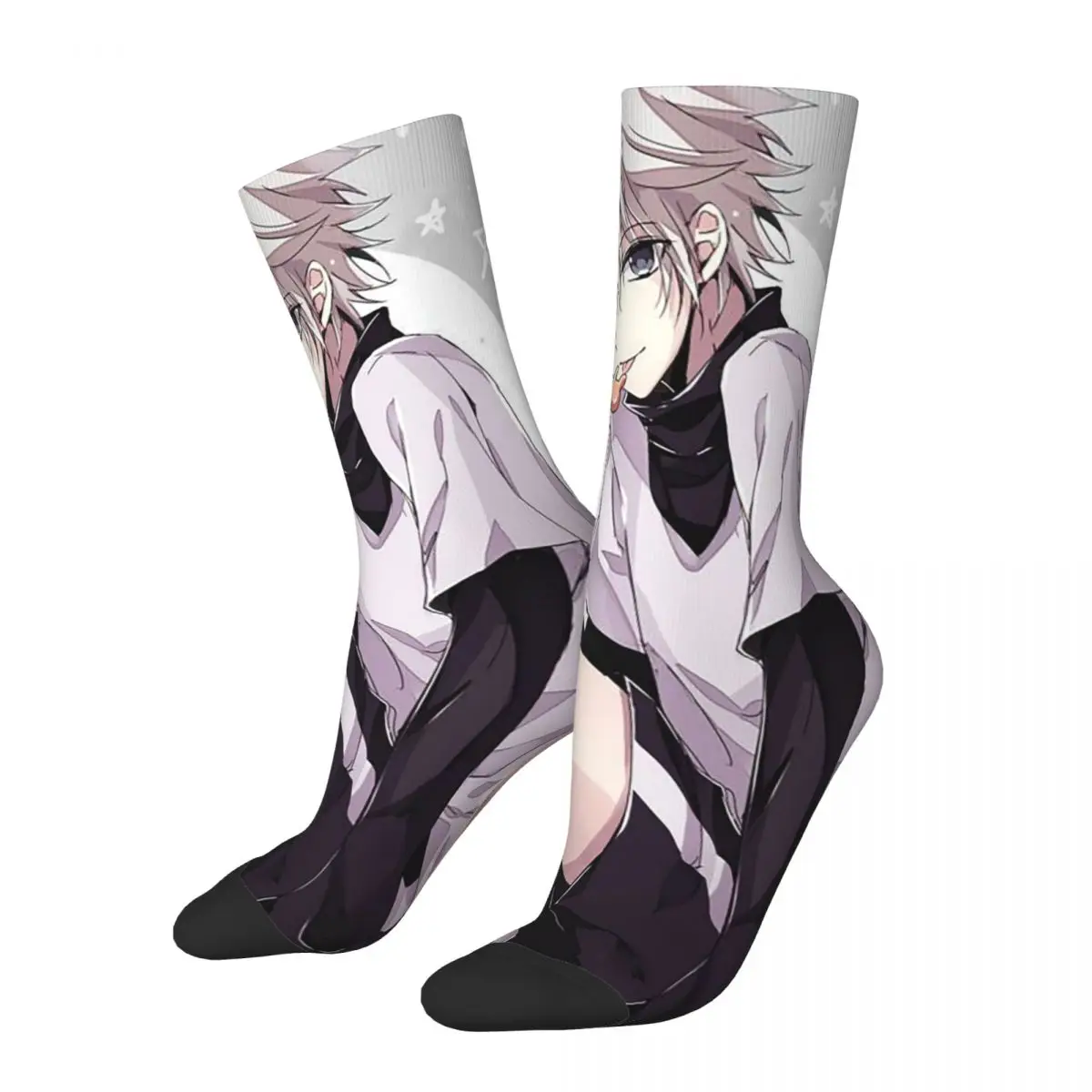 Autumn Winter Harajuku Unisex Anime Hunter X Hunter Cartoon Socks Killua Zoldyck Breathable Skateboard Socks