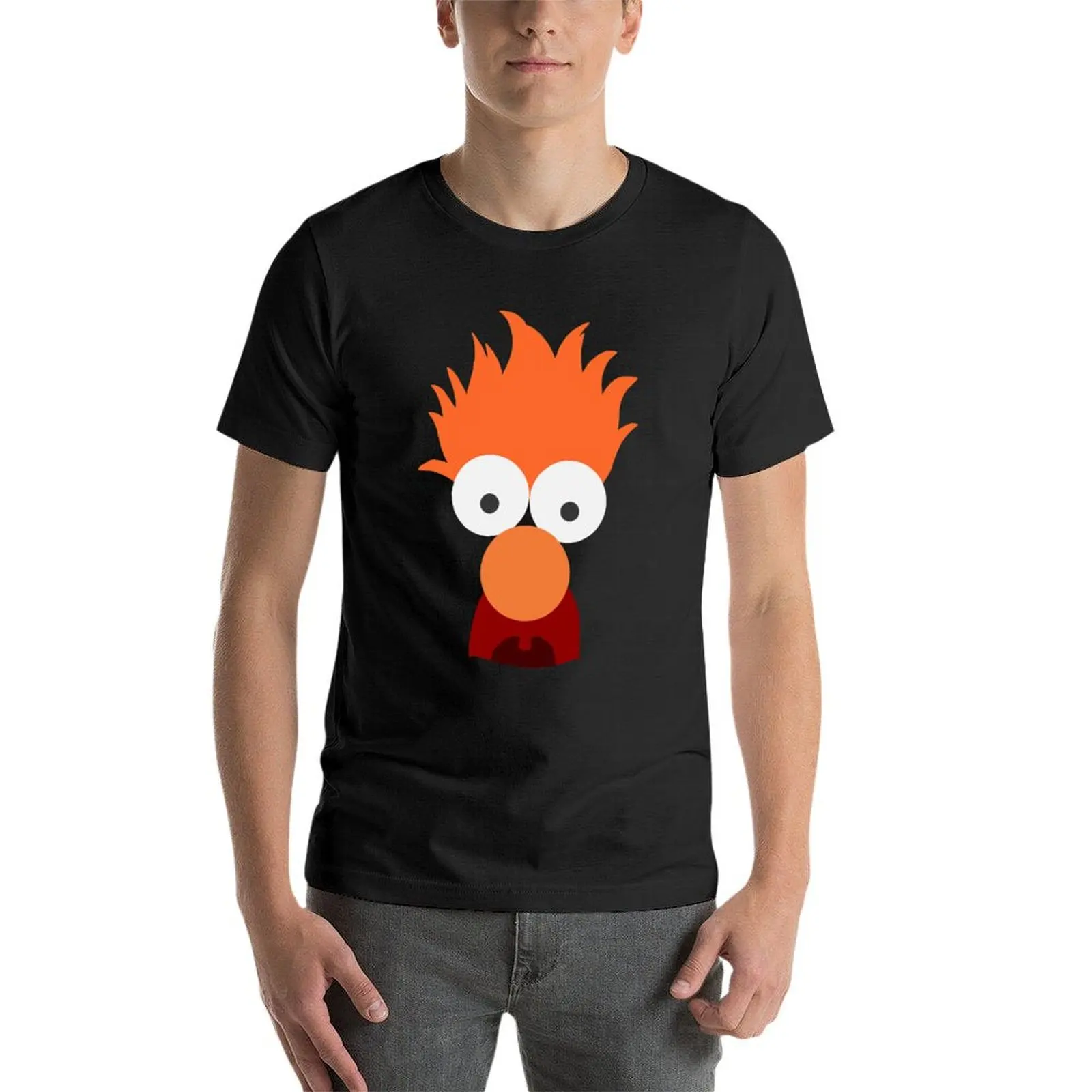 Beaker T-Shirt tees boys whites T-shirts for men cotton image 4