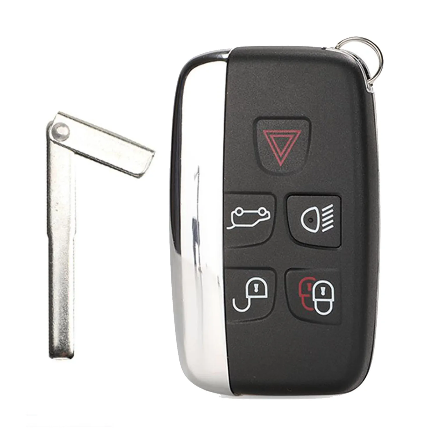 

jingyuqin Car Key For Land Rover Evoque Discovery 4 Rover Evoque For XE XFL et Jaguar Freelander Remote Key Case Shell Cover