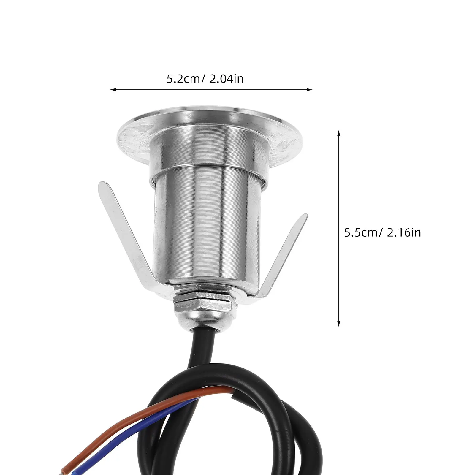 Mini Waterproof LED Underground Lamp Outdoor Patio Stair Deck Recessed Lighting Unique Effect Low Voltage Recessed Puck Lights