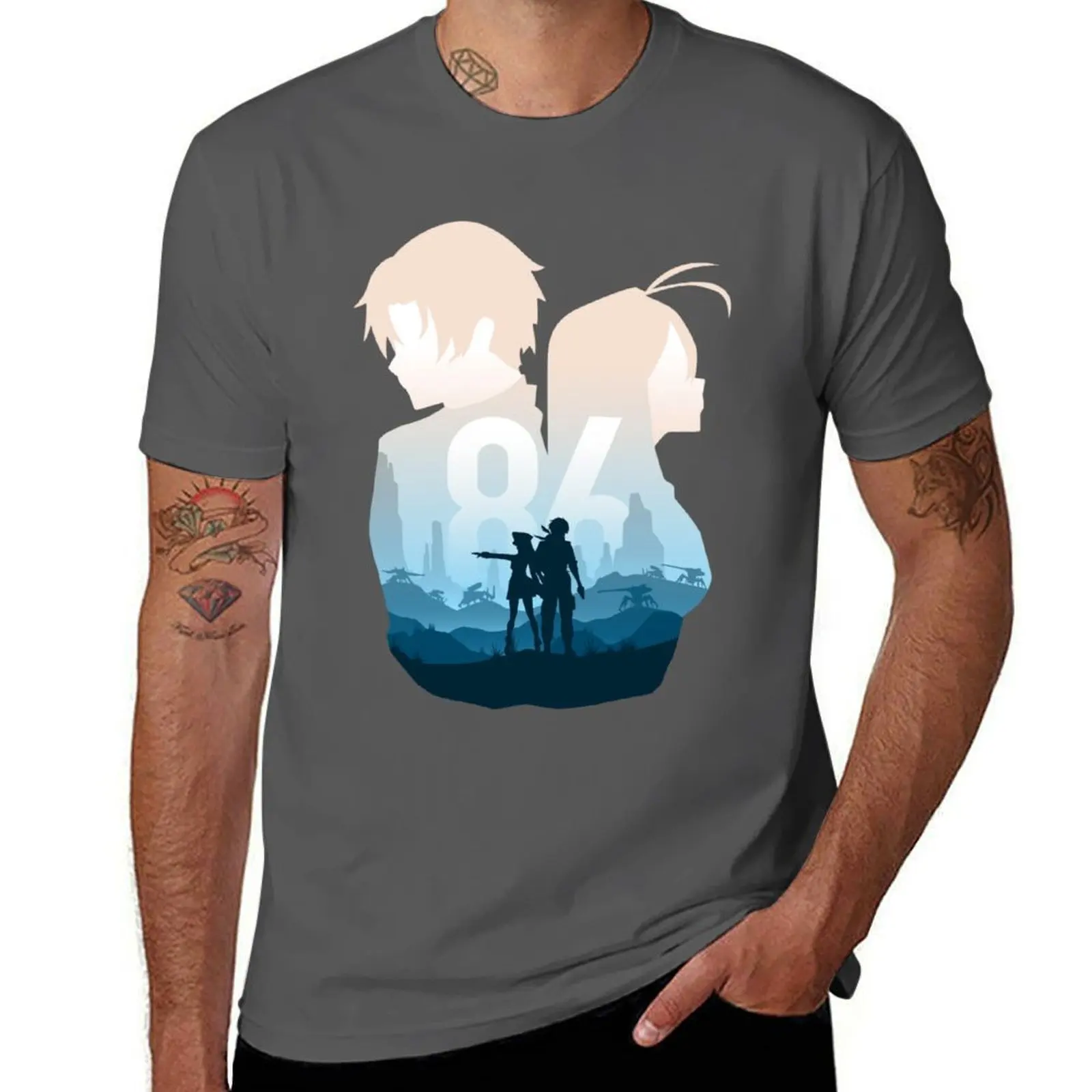 

Eighty Six Landscape T-Shirt anime tshirt t shirt custom print T-Shirt
