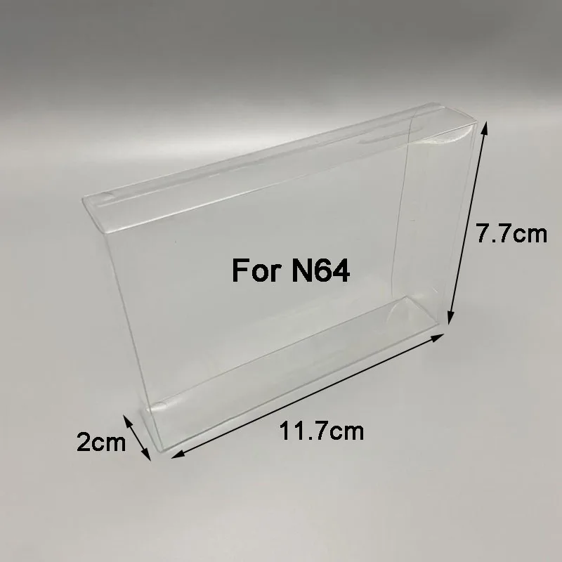 YuXi 1 шт., прозрачный игровой картридж, чехол CIB Games, пластиковый защитный чехол для домашних животных для N64 NES SNES для GB GBA GBC NGPC Switch