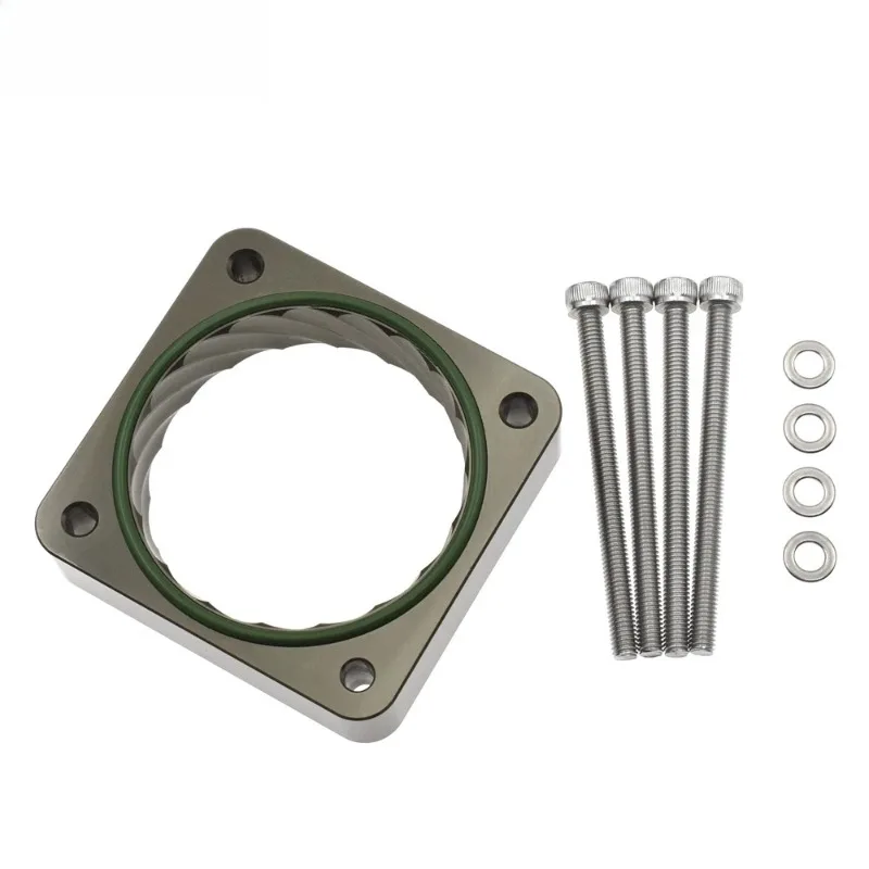 Billet Aluminum Intake Manifold Adapter Throttle Body Spacer Kit for Mitsubishi Pajero 3.8L