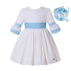 Pettigirl New Summer Casual White Dresses for Girls Kids Childrens Sister Brother Matching Outfits Sizes 2345681012 Years