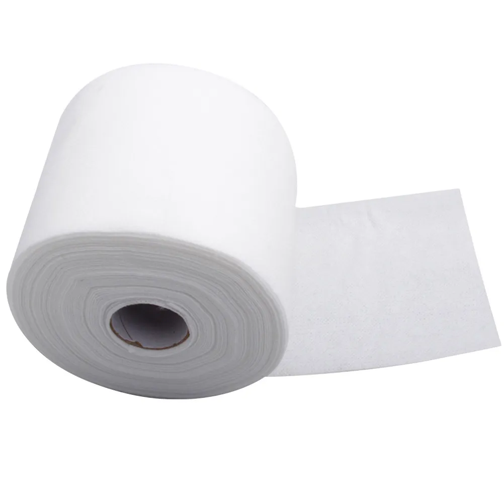 1 Roll 30M Hypoallergenic Facial Cotton Pieces Nonwoven Gentle Texture Portable Makeup Removal Skincare Cleansing Daily Use