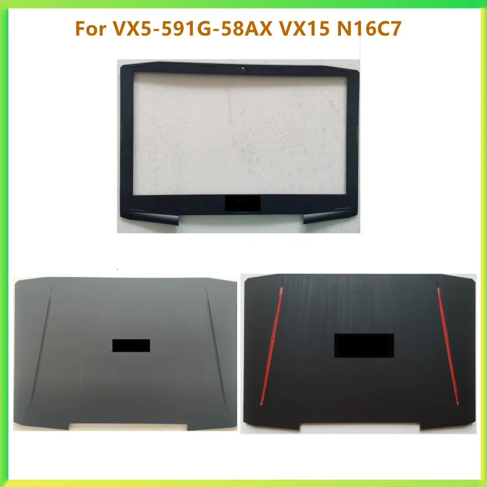 

New LCD Back Cover Case Screen Lid Cap LCD Front Frame Bezel Cover LCD Front Frame For Acer VX5-591G-58AX VX15 N16C7