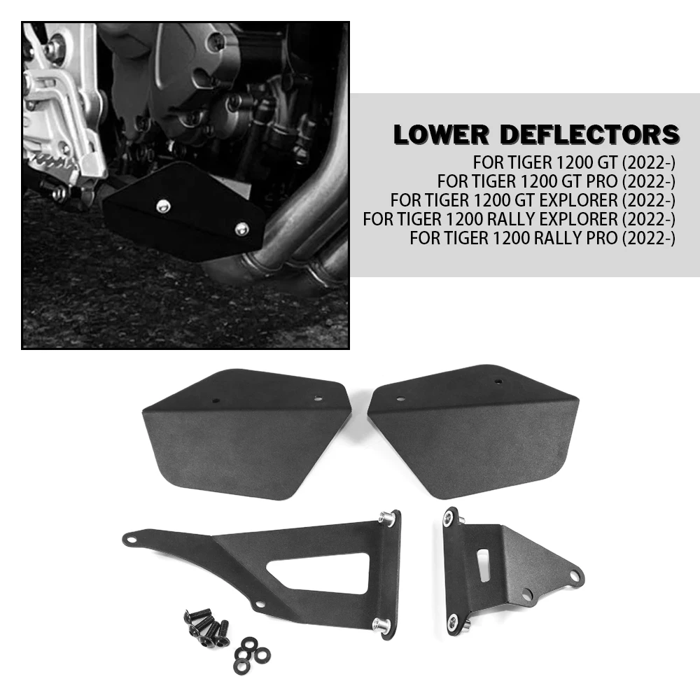 

Motorcycle Accessories Lower Deflectors For Tiger 1200 Tiger1200 GT Pro Explorer Rally 2022- Splash Foot protector Guard Fairing