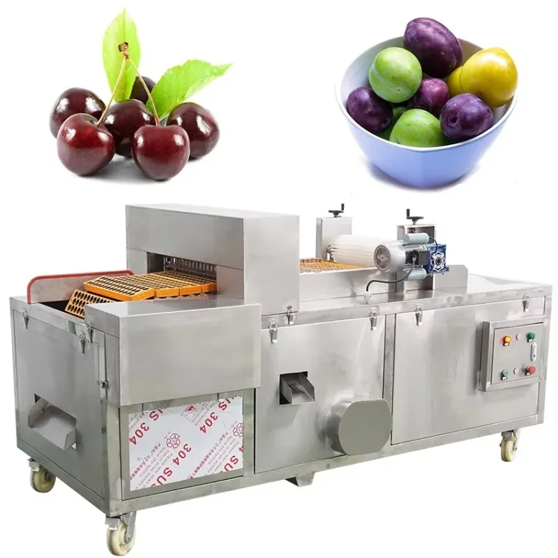 Máquina Industrial para Deshuesar Lichis, Cerezas y Jujubas Frescas, Máquina para Quitar Núcleos de Lichis