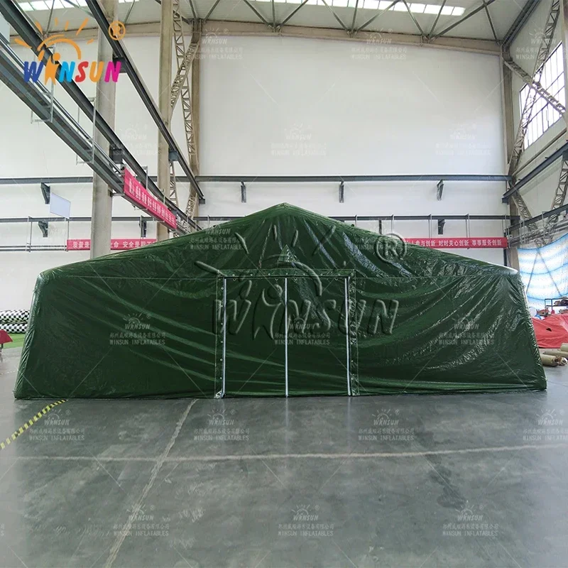 Rescate de incendio, alivio de desastres, prevención de epidemias, camuflaje médico, tienda inflable de emergencia para comando