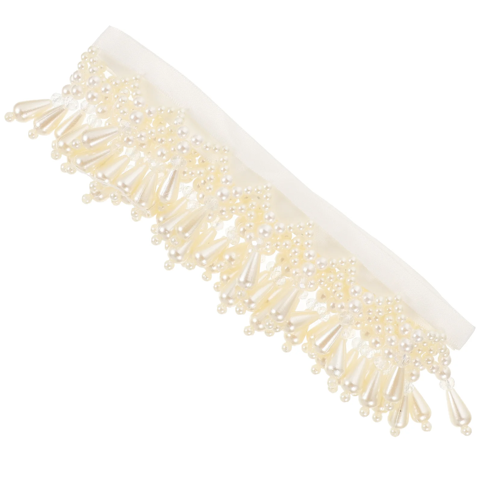 

Pearl Tassel Decorative Pearl Tassel For Craft Making Ribbon Elegant Novel Clothing DIY Craft Making Beading Skirt Shoes H