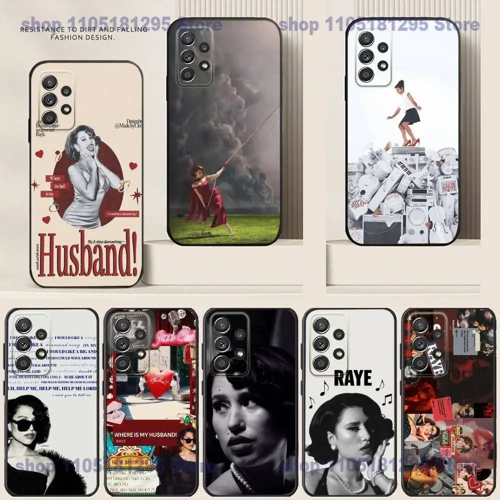 

My 21st Century Blues R-RAYE Phone Case For Samsung S24,21,22,23,30,Ultra,20,Plus,Note,10,9,Black soft silicone case