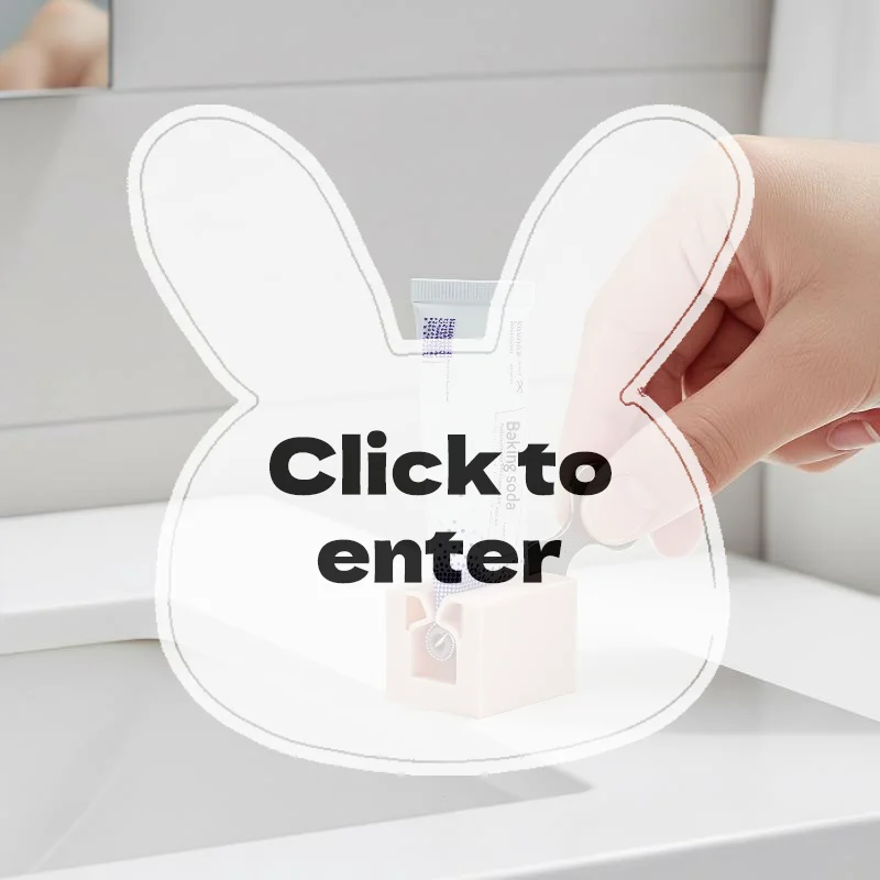 Multifunctional Toothpaste Squeezer Dispenser No Waste Tube Press Clip for Facial Cleanser Shower Gel Home Use