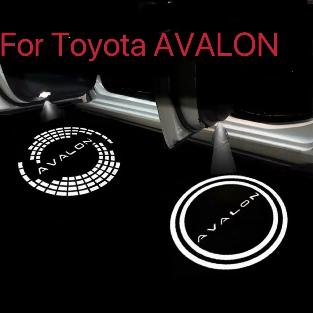 

2pcs AVALON Welcome Light AVALON Courtesy Light Car Door Logo Light Auto Accessories For Toyota AVALON