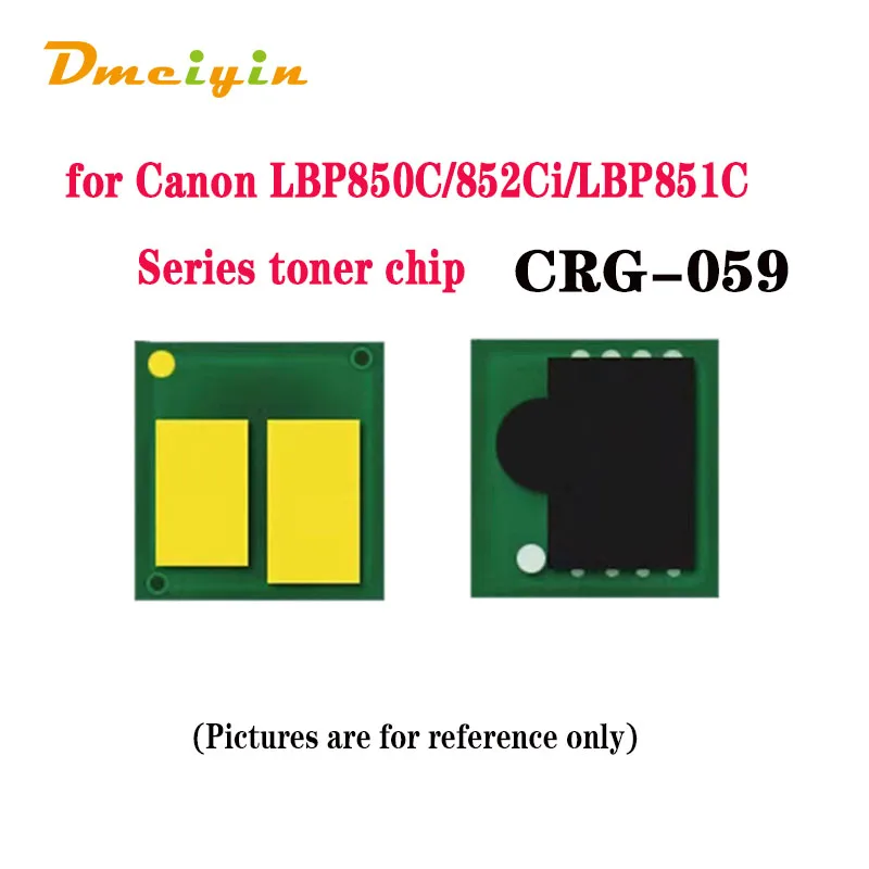 

WW Version CRG-059/CRG-059H K/C/M/Y Color Toner Chip for Canon LBP850C/852Ci/LBP851C Series