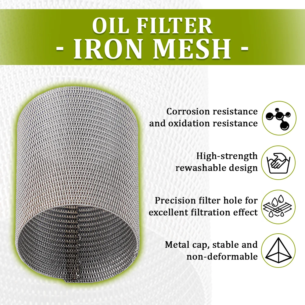 

Universal Aluminum Alloy Sheel Copper Core Oil Filter Fit Diesel Heating Oil Filter Element For ATV Bike Scooter Copper Parts