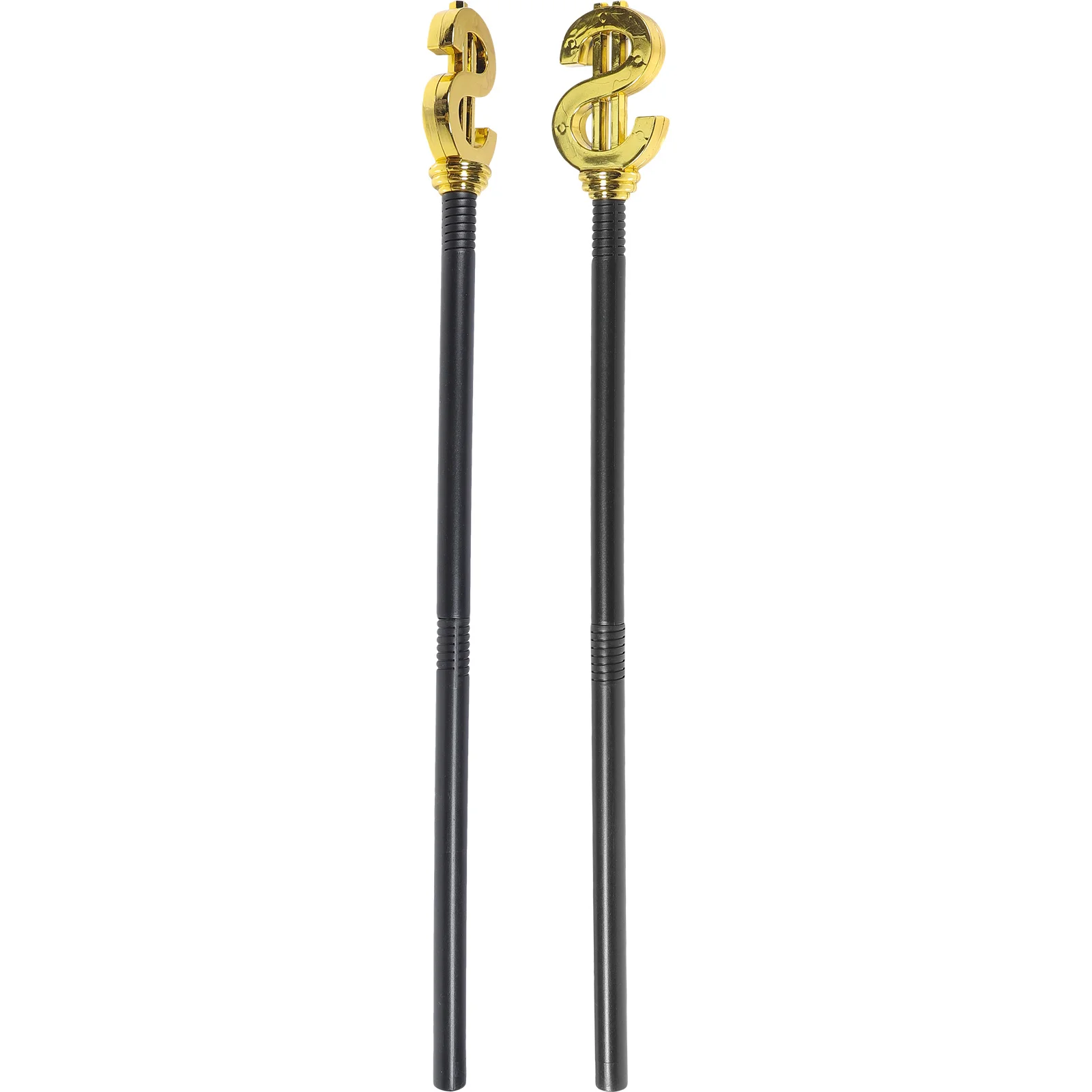 

2pcs Halloween Cane Prop Walking Stick For Cosplay Costume Party Decorative Crutch Egyptian Style Dress Up Accessory