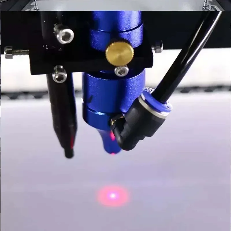 ‌SIHAO 90-100W Laser Engraving Machine with Chiller & AutoFocus | 700x500mm RUIDA Controller 110V Cutter for Wood Acrylic Metal