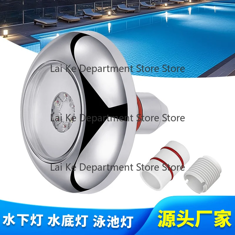 Wireless Bluetooth WiFi Underwater Light North American Embedded Submersible Lamp for Pool Bathtub