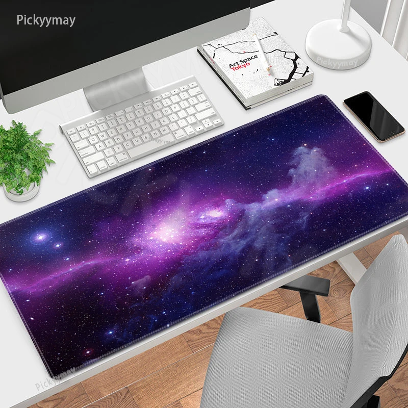 パープルスタースペース大型マウスパッド 100 × 50 セ - Tradescantia Purple のレビューと価格