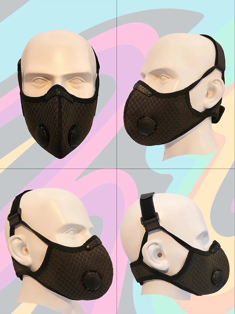 Cycling Masks For Men Outdoor Sport Dust Face Mask with Extra 6 Activated Carbon Filters for Woodworking Construction Mowing