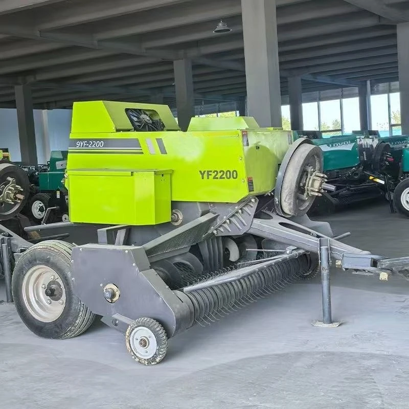 Customized Round Baler Diesel Engine Square Baler Machine Silage Hay Baling Press Mini Square Baler For Corn Straw
