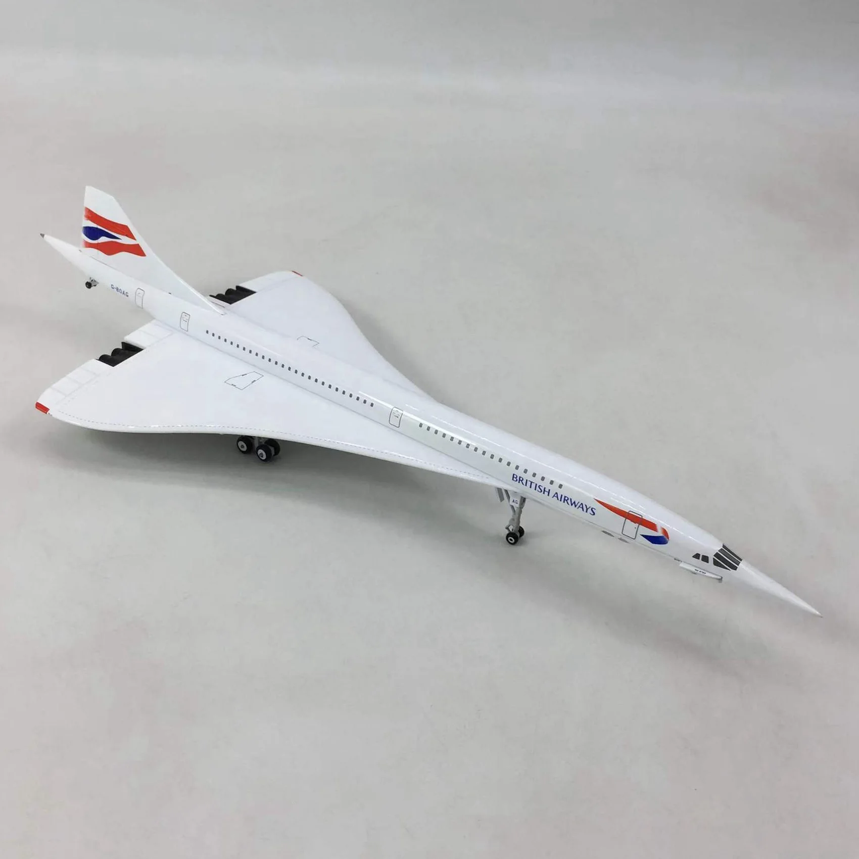 WOTT-2X 1/200 Concorde Supersonic Passenger Aircraft Air British Airways Model For Static Display Collection