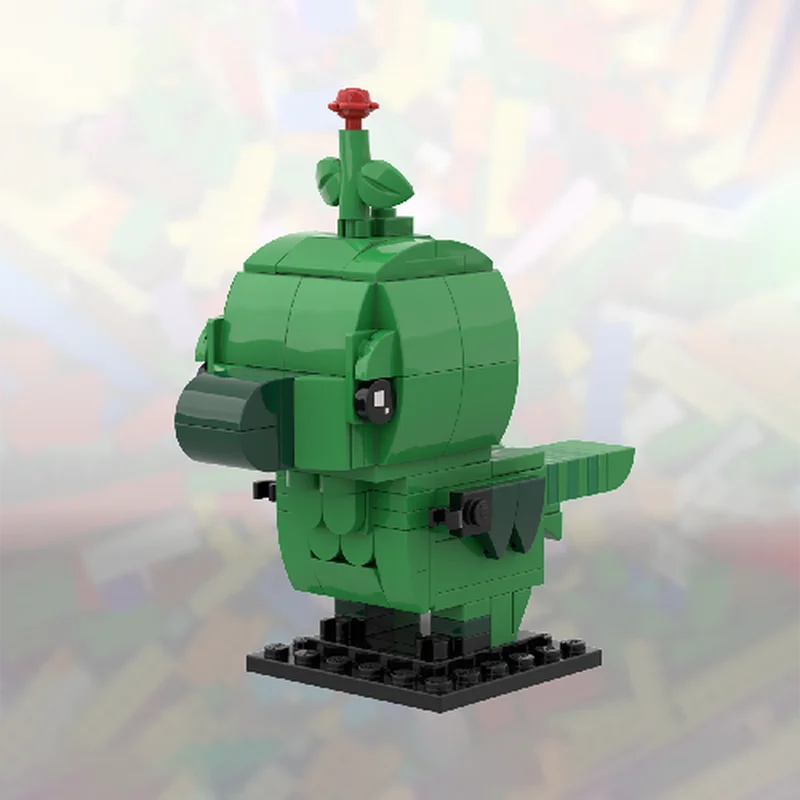 

152 шт. MOC тюльпан Brickheadz строительные блоки Рождественский подарок набор STEM для раннего обучения идеально подходит для начинающих расслабляющий набор «сделай сам»