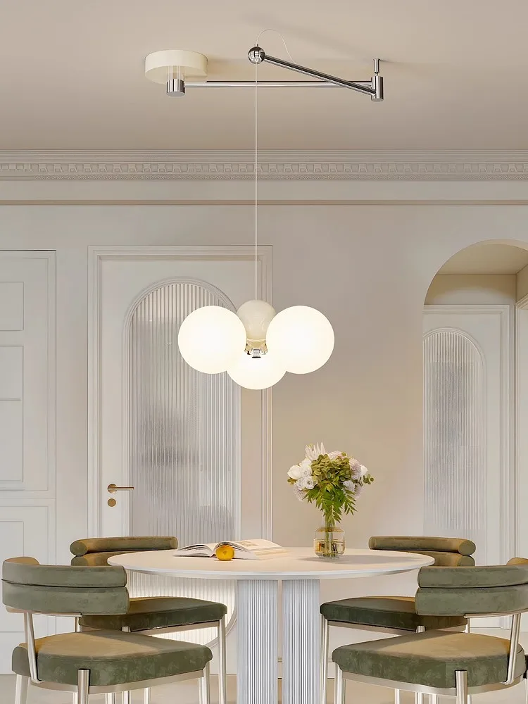 

Modern Rocker Arm LED Pendant Lamp Restaurant Bar Counter Kitchen Table Light New Creative Home Decor Movable Lighting Fixtures